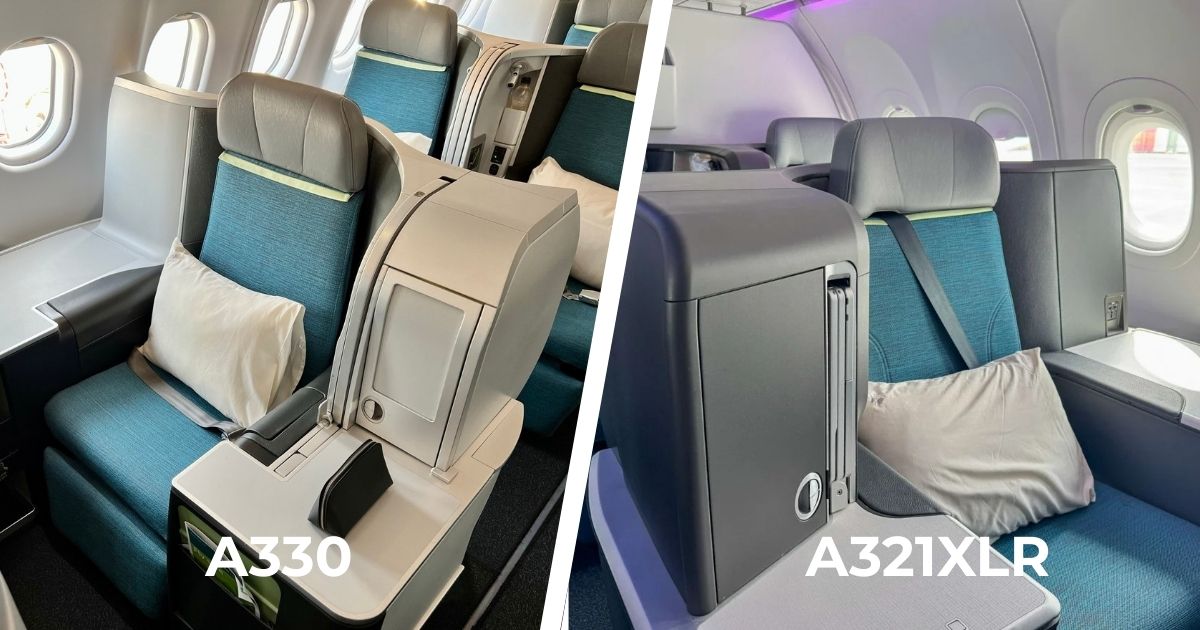 Aer Lingus A330 vs A321XLR Business Class: Which Should You Book?